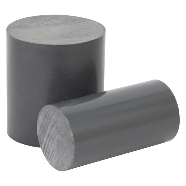 PVC Solid Rod Grey Color